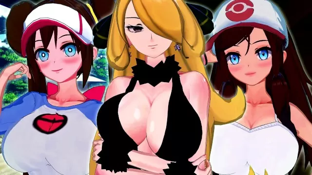 Cartoon Porn Pokemon Trainers - POKEMON TRAINER HENTAI COMPILATION 2 (Cynthia, Rosa, Hilda) - Shooshtime
