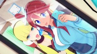 Threesome with Skyla and Elesa Pokemon [Hentai 3D]