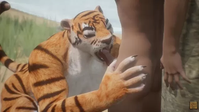 Tigress Furry Porn Animated - Wild Life / Tiger Furry Girl catch its prey - Shooshtime