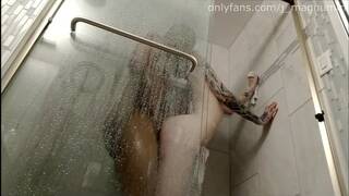 Shower sex with alt enby Ravenna Hex