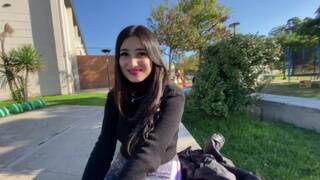 I met her on TINDER and we had HARD SEX in a FOREST on the way home