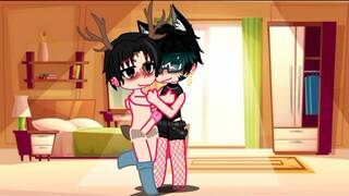 Sexy boyfriend fucks his sub gay (gacha heat)