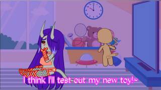 Horny Incubus decides to try out her new toy!~