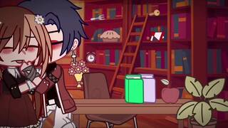 // James And Mrs. Liya Hooking Up In The School Library // Gacha Club //