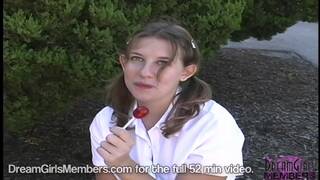 College Student Has No Panties On Underneath Her Skirt