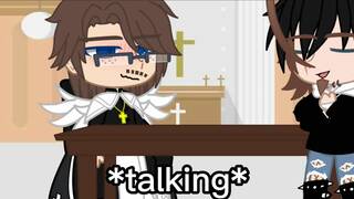 Preist fucked in church by bf Danganronpa Daigo(top) x Katsuo(bottom)