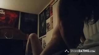 Heavy Metal Cougar Sucking and Fucking Her Boytoy