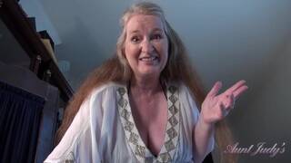 Aunt Judy's - Your 61yo Busty GILF Stepmom Maggie gives you a Handjob (POV)