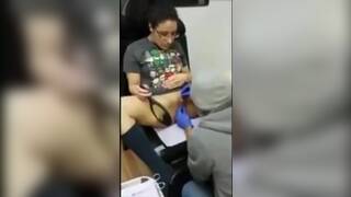 girl get clit pierced, pays for it with a blowjob