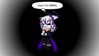 Chara and Gaster (Gaster made by Glitch-Shiro)