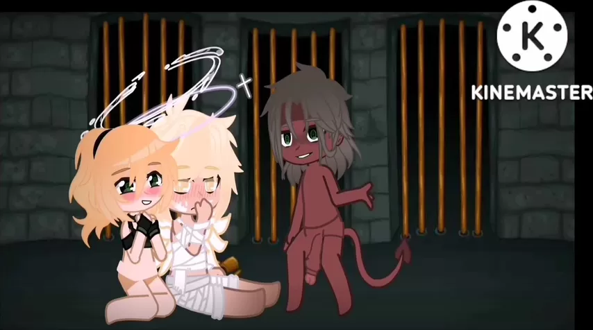 Angel And Demon Porn - Toxic Demon punishes Hunan and Angel}{horny demon's 3}{gacha sex porn}{threesome}  - Shooshtime