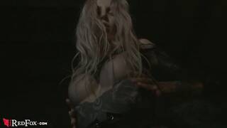 Red Fox Dancing Passionate Striptease in Lingerie - Soft Erotica