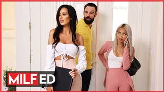 Milfed - Jamie Michelle Shows A House To A Potential Buyer Couple & Fucks The Husband In The Process