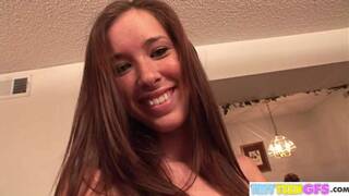 BrookeSkype After Bath showing small tits and clean pussy