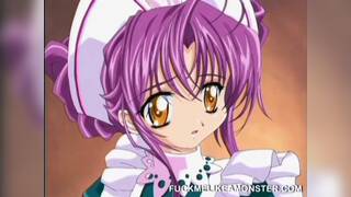 Sexy anime maid getting pussy fucked