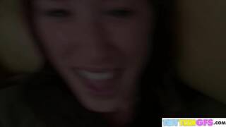 BrookeSkye rubbing pussy and ass panty closeup