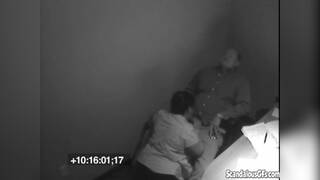 Cock sucking BBW gets on her knees