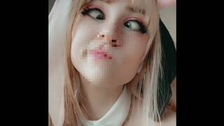 indigo white bukkake face cum