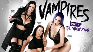 GIRLSWAY - Vampire Angela White And Her Leader Hard Fuck Abigail Mac To Make Her Part Of The Coven