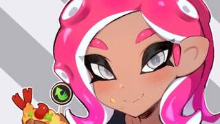 Agent 8 invites you over for some "fun" (Splatoon Octoling JOI Challenge, 2 cumpoints!)