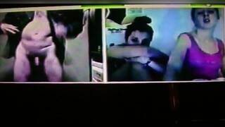 2 horny College girls highly excited by my hot show (+ sound )