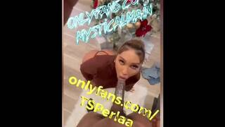 TsPerla needing sum of her Fav BBC and throwin dat ass