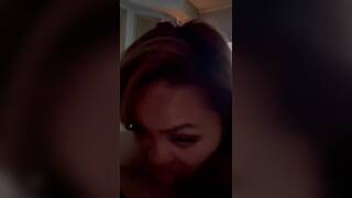 A professor I met on Tinder In his condo sucking his dick