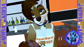Femboy Hooters Takes Your Order