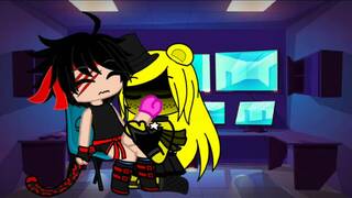 Golden female freddy sucking dick in the office