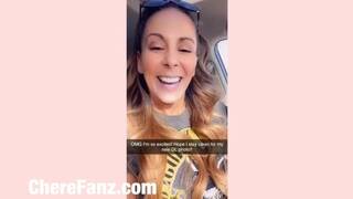 Cherie DeVille gets cum on her face at the DMV