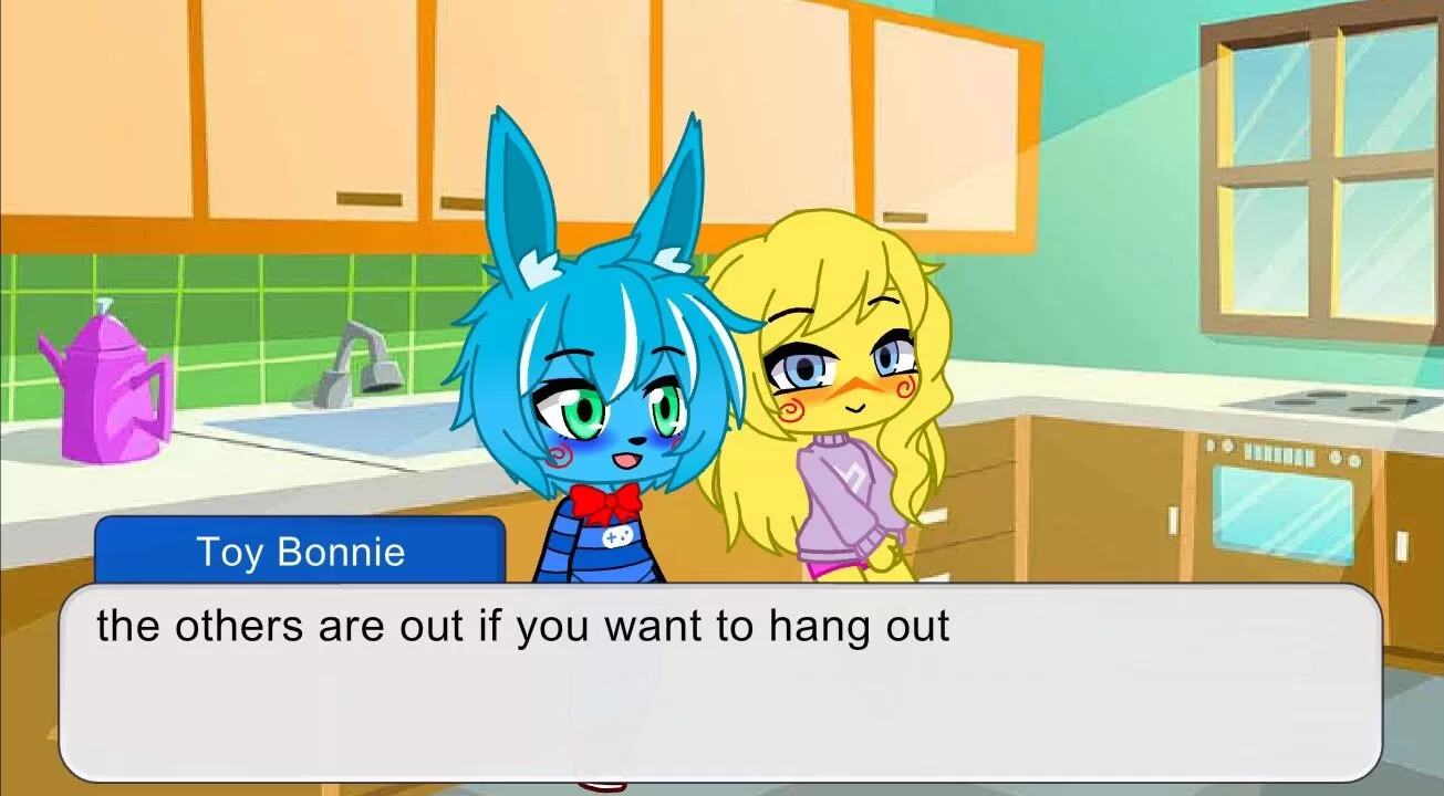 Toy Bonnie and Toy Chica have some fun - Shooshtime