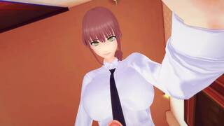 Chainsaw Man - Futa Makima makes a contract with you | Female taker POV