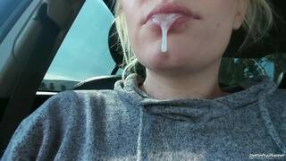 Draining His Balls On Public Road - OurDirtyLilSecret