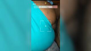 FOCUS! Homemade Ebony Anal Creampie