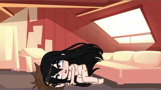 Black haired gacha girl gets fucked // gacha porn