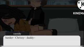 Evan and Cassidy kick it | alive au | teens | gacha club | gacha fnaf |fnaf(Not Mine)