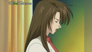 Hentai busty babe in uniform has rough sex