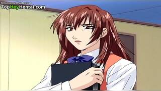 Hentai busty beautiful assistant gets fucked