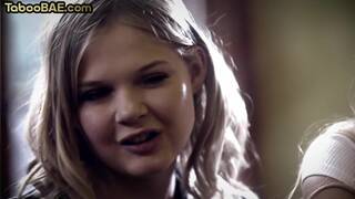 Stepsisters penetrated by dirty stepfather in threesome