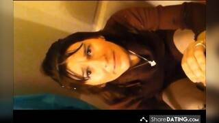 My amateur girl 15yrs compiltation of facials part 1.