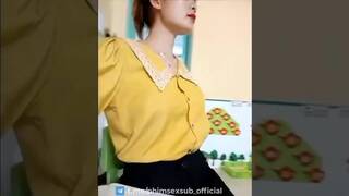 Girl showing her butt