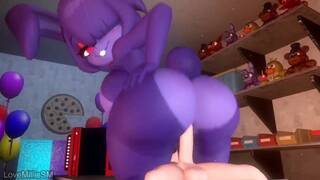 FNAF R34 Animation: Night Guard Creampie 