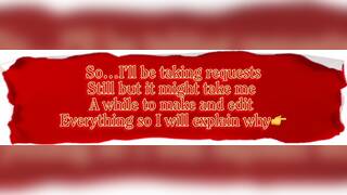 ~reminder and a explanation~