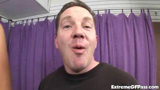 Danica Blue busty blonde sucks dick