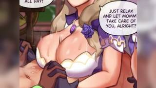 Lisa Library Titjob comic dub - Comic by Wasa, sound design and editing by DickMagusVO