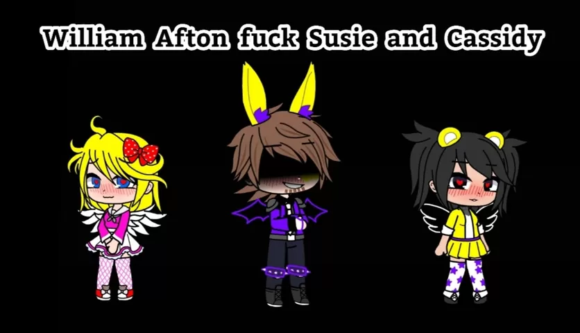 William Afton fuck Susie and Cassidy Shooshtime 