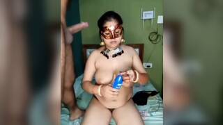 Indian bhabhi group sex oil massage