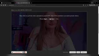 How to download camwhores.tv private videos by URL