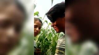 Eating teen boobs and pussy her boyfriend outdoor