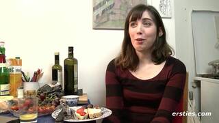 Ersties - All Natural Fiona Plays With Her Hairy Pussy